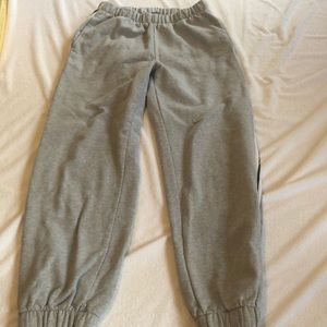 Brandy Melville Grey Rosa Sweatpants